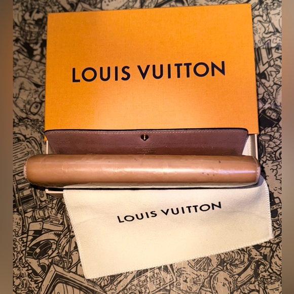 LOUIS VUITTON VERNIS MOCHA BROWN SARAH WALLET - Picture 5 of 16